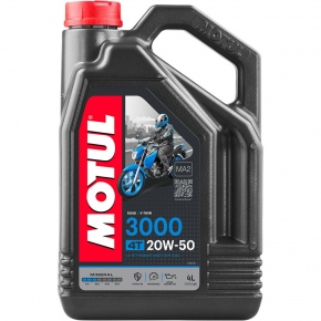 Motul 3000 4T Mineral Oil - 4L