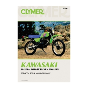 Clymer Manuel du Kawasaki 80-350cc Rotary Valve 66-01