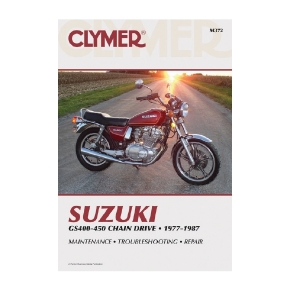 Clymer Manuel du Suzuki GS400-450 Chain Drive 77-87