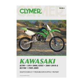 Clymer Manuel du Kawasaki KX80 91-00, KX85 01-10 and KX100 89-09