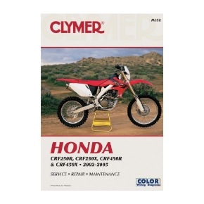 Clymer Manuel du Honda CRF250R, CRF250X, CRF450R and CRF450X 02-05