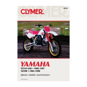 Clymer Manuel du Yamaha YZ125 & YZ250, 85-87 and YZ490 85-90