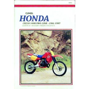 Clymer Manuel du Honda CR250R-500R Pro-Link 81-87