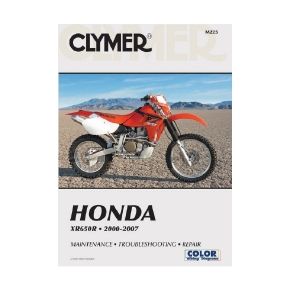 Clymer Manuel du Honda XR650R 00-07