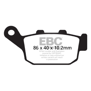 EBC Plaquette de frein V-Pad