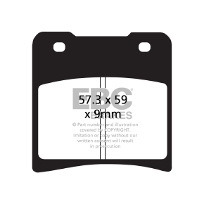 EBC Plaquette de frein V-Pad