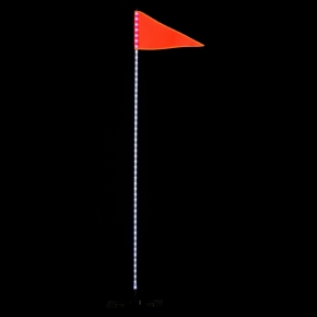 QuakeLed Lumière Whip avec drapeau