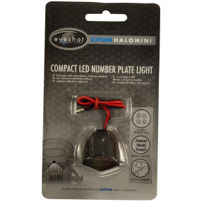 OxfordProducts Lumière de plaque d'immatriculation - Halo Mini