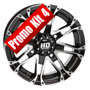 Promo 4 STI HD3 noir lustré machiné