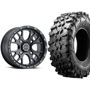 ENSEMBLE 4 MAXXIS CARNIVORE ET 4 MAGS Vision Wheel Rocker