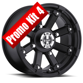 Promo 4 Vision Wheel 393 LOCK OUT Noir Mat