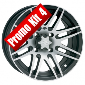 PROMO KIT 4 SS316 MACHINÉ NOIR 12 ET 14 POUCES