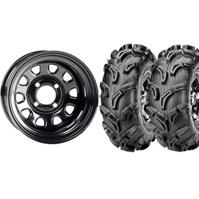 Ensemble 4 Maxxis Zilla et 4 jantes ITP Boue
